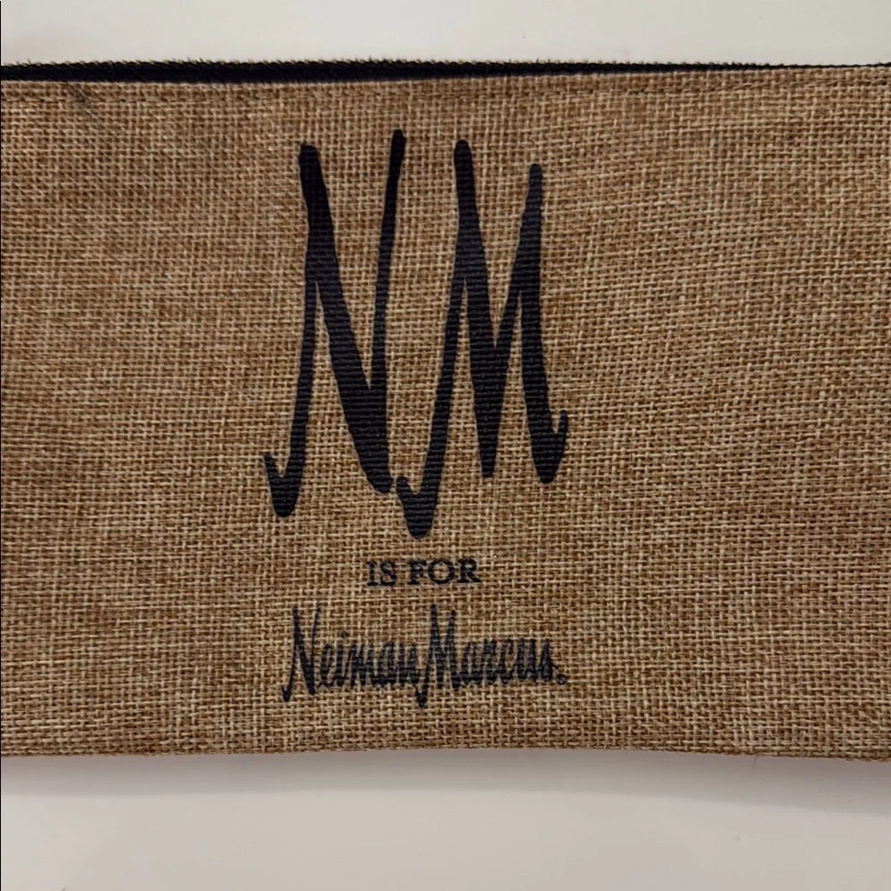 Apple & Bee for Neiman Marcus Pouch Brown Pouch with Gold Zipper